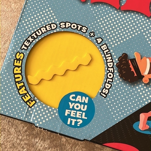 Brand New Blindfolded Twister Game Textured Spots Colorful Fun Party Game - Picture 2 of 10